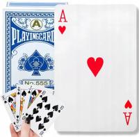 Набор игральных карт пластиковые покрытием покер Макао колода карт 54ШТ