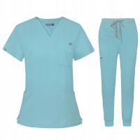 Женский медицинский комплект скраб униформа, модель REMEDY, цвет светло-голубой R. XL