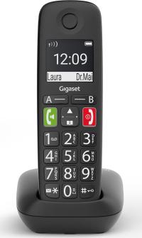Telefon stacjonarny Gigaset E290 BLACK E290BK duże klawisze DLA SENIORA