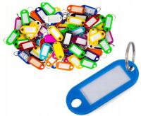 BRELOK DO KLUCZY ZAWIESZKA IDENTYFIKATOR 100 SZTUK