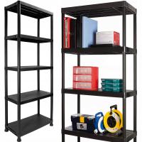 Пластиковый шкаф хранения для гаража подвала кладовой сильный 5 полок 125кг