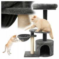 Drapak Dla Kota Wieża Legowisko Do Leżenia Domek Budka 4 Poziomy