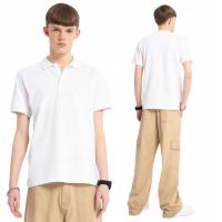 Reporter koszula dziecięca krótki rękaw bawełna biały