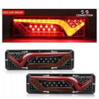 2шт. ЗАДНИЙ ФОНАРЬ СВЕТОДИОДНЫЙ ПРИЦЕП 12V 24V