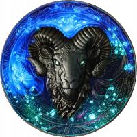 12$ Baran Aries - Dwanaście Znaków Zodiaku 5 oz Świecąca w ciemności