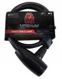 MAGNUM SOLIDNE ZAPIĘCIE DO ROWERU LINOWE BLOKADA ROWEROWA ZABEZPIECZENIE