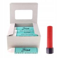 KREDA WOSKOWA / WODOODPORNA DO OPON BIAŁA Z OPRAWKĄ SISA RAIDEX 12 SZT.