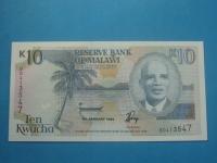 Malawi Banknot 10 Kwacha 1994 UNC P-25c