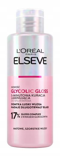 L'Oréal Elseve Glycolic Gloss 5-min Kuracja Laminująca Do Spłukiwania 200ml