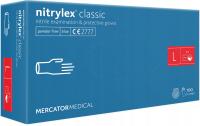 Перчатки нитриловые синие NITRYLEX CLASSIC