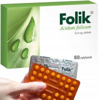 Фолик 0,4 мг, 60 таблеток