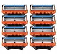 8szt WKŁADY OSTRZA NOŻYKI WYMIENNE DO MASZYNKI FUSION 5