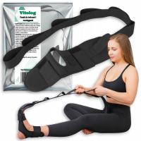 Pas Taśma do Rozciągania Mięśni Nóg Pleców Stretchingu Joga Baletu Szpagatu