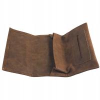 Etui na tytoń oraz akcesoria do papierosów brązowe opakowanie schowek