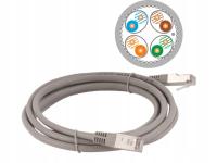 Patchcord Alantec S/FTP 6a RJ45 / RJ45 7 m szary