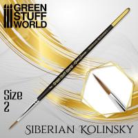 GOLD SERIES Siberian Kolinsky Brush Size 2