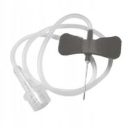 Igła motylek 0,7 22G czarny LUER ZARYS