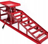 NAJAZD SAMOCHODOWY RAMPA PODJAZ PODNOŚNIK HYDRAULICZNY DUŻY SZEROKI