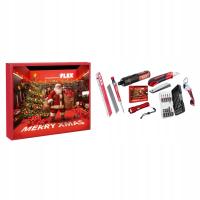 Kalendarz adwentowy 2025 FLEX Wkrętak Bity Wiertła Nożyk Latarka