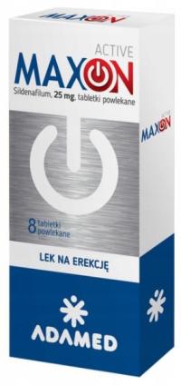 Maxon Active 25 мг силденафил потенция 8 таблеток
