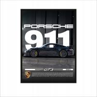 Obraz na ścianę supercars dla fana PORSCHE 911 GT3 BLACK 991