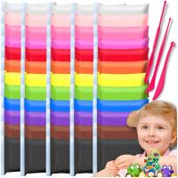 Волшебный пластилин пенополистирол глина СЕНСОПЛАСТИКА 60шт