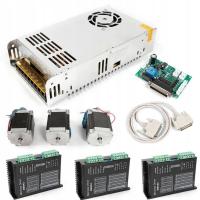 3osiowy шагового двигателя DM542A Комплект CNC драйвер