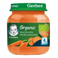 Обед морковь сладкий картофель от 4 месяца 125 г Gerber Organic