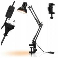 Lampka Na Biurko Biurkowa LED Lampa Szkolna Nocna Kreślarska Uchwyt E27