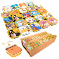 Karma Mokra dla kota Tacka 34 x 100g 85g pasztet Mix smaków koty dorosłe