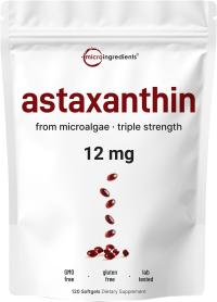 Astaksantyna 12 mg, 120 Softgels, 4-miesięczna podaż | Astaksantyna Premium