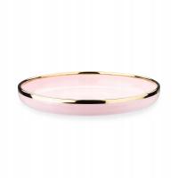 TALERZ DO CIASTA TALERZYK złoty rant Konighoffer