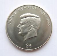 LIBERIA 5 $ 2000 KENNEDY OD 1 ZŁ