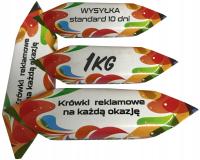 KRÓWKI REKLAMOWE Z TWOIM LOGO 1KG Firmowe krówki mleczne PROJEKT gadżety