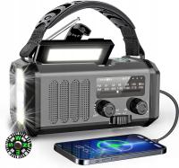 Baterie do radia AM, FM Radio Tanbaby Solar - Szary