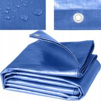 БРЕЗЕНТ ВОДОНЕПРОНИЦАЕМЫЙ ПРОЧНЫЙ УСИЛЕННЫЙ 4X5M ЛИСТ ТОЛСТЫЙ СИЛЬНЫЙ ПОКРЫТИЕ