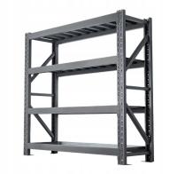 Regał Metalowy Magazynowy Warsztatowy 4-półkowy – udźwig do 500 kg na półkę