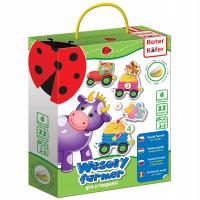 Обучающая Игра С Липучкой Веселый Фермер Учится Считать Поезд Roter Kafer