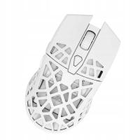 3D Gaming Mouse 2.4GHz Wireless, Light Type C ,Programmable ,Hollow White