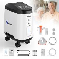 Przenośny Koncentrator Tlenu Domowego Użytku z Kółkami, 9L, 93% + Nebulizator w Zestawie