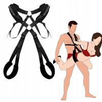 Zestaw Huśtawka BDSM Bondage Sling dla Par na Różne Sex Pozycje Sex Zabawki