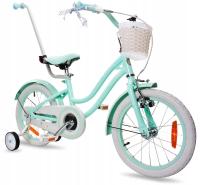 16-дюймовый серебряный лунный мятный велосипед для девочек
