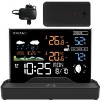 Метеостанция метеостанция гигрометр барометр термометр часы Манта лифт