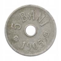 [M10862] Rumunia 5 bani 1905