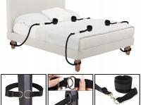 СВЯЗЫВАНИЕ КОМПЛЕКТ 3-Х ЧАСТЕЙ РЕМНИ НАРУЧНИКИ ЖГУТ ДЛЯ КРОВАТИ SM