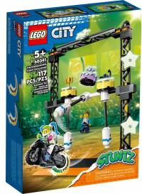 KLOCKI LEGO CITY WYZWANIE KASKADERSKIE PRZEWRACANIE ZESTAW - 60341