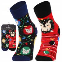 Moraj Skarpetki Prezent Mikołaj Święta wielokolorowy