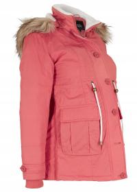 KURTKA CIĄŻOWA Z KAPTUREM OCIEPLANA BAWEŁNA_42 (G5)