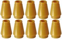 LEGO stożek 1x1 perłowy złoty 10szt. 4589 59900