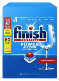 FINISH Kapsułki do zmywarki POWER ESSENTIAL everyday clean LEMON 80 szt.